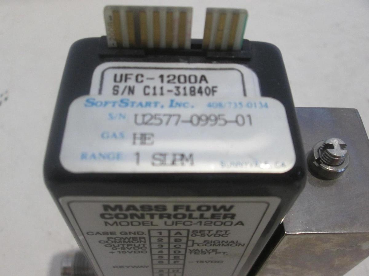 Used Unit, UFC-1200A, Mass Flow Controller, 1 SLPM, He, Used