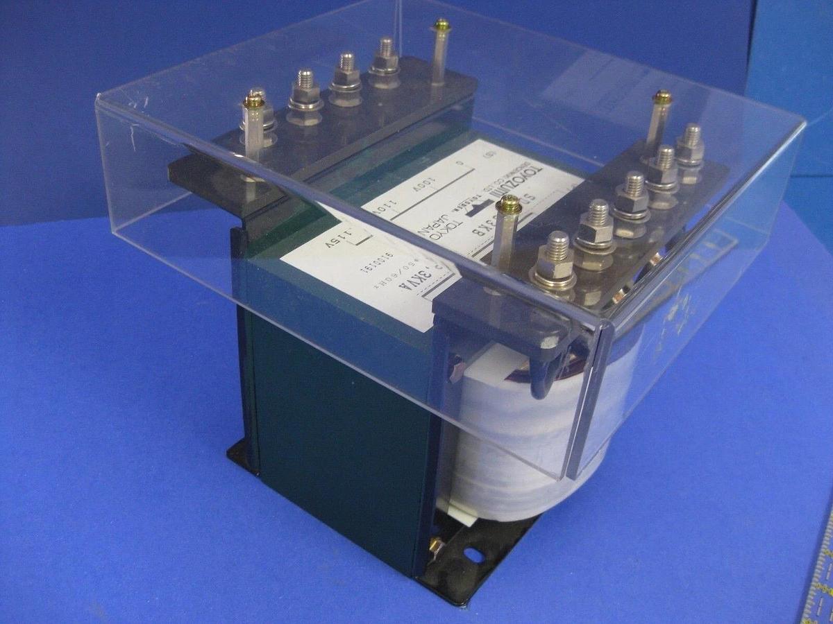 Toyozumi SD21-03KB Transformer Cap. 3kVA, 1Phase, 0-240V, New