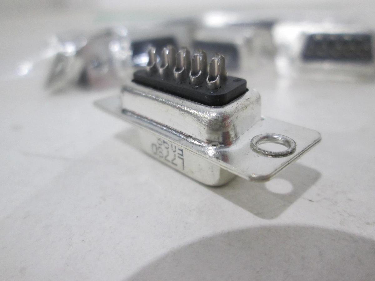 Amphenol, L77SDE09S, Female 9 Pin Connector, New, Lot of 10