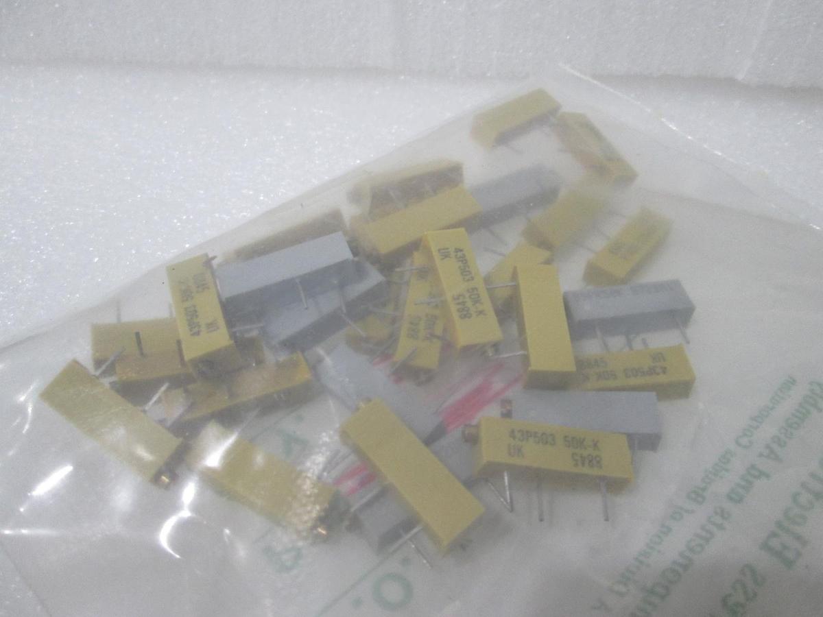 Bourns, 43P503, 50K 8845, OHM Trimming Resistor, New, Lot of 23