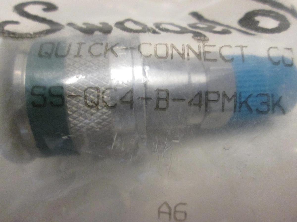 Swagelok, SS-QC4-B-4PMK3K, BODY,QK-DISC,14MPT,GRN,KR, New