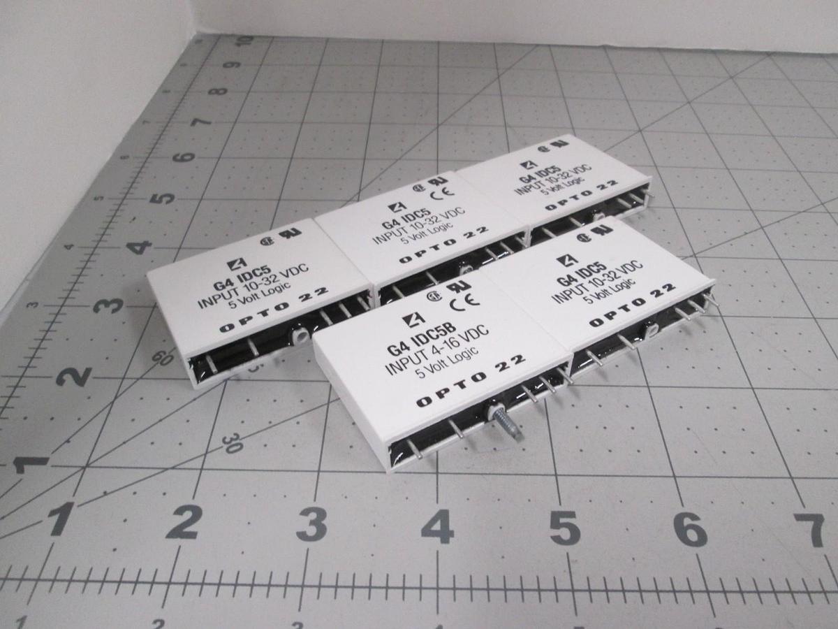 Used Opto 22, G4 IDC5, Digital Input Module, 10-32 VDC, Used, Lot of 5