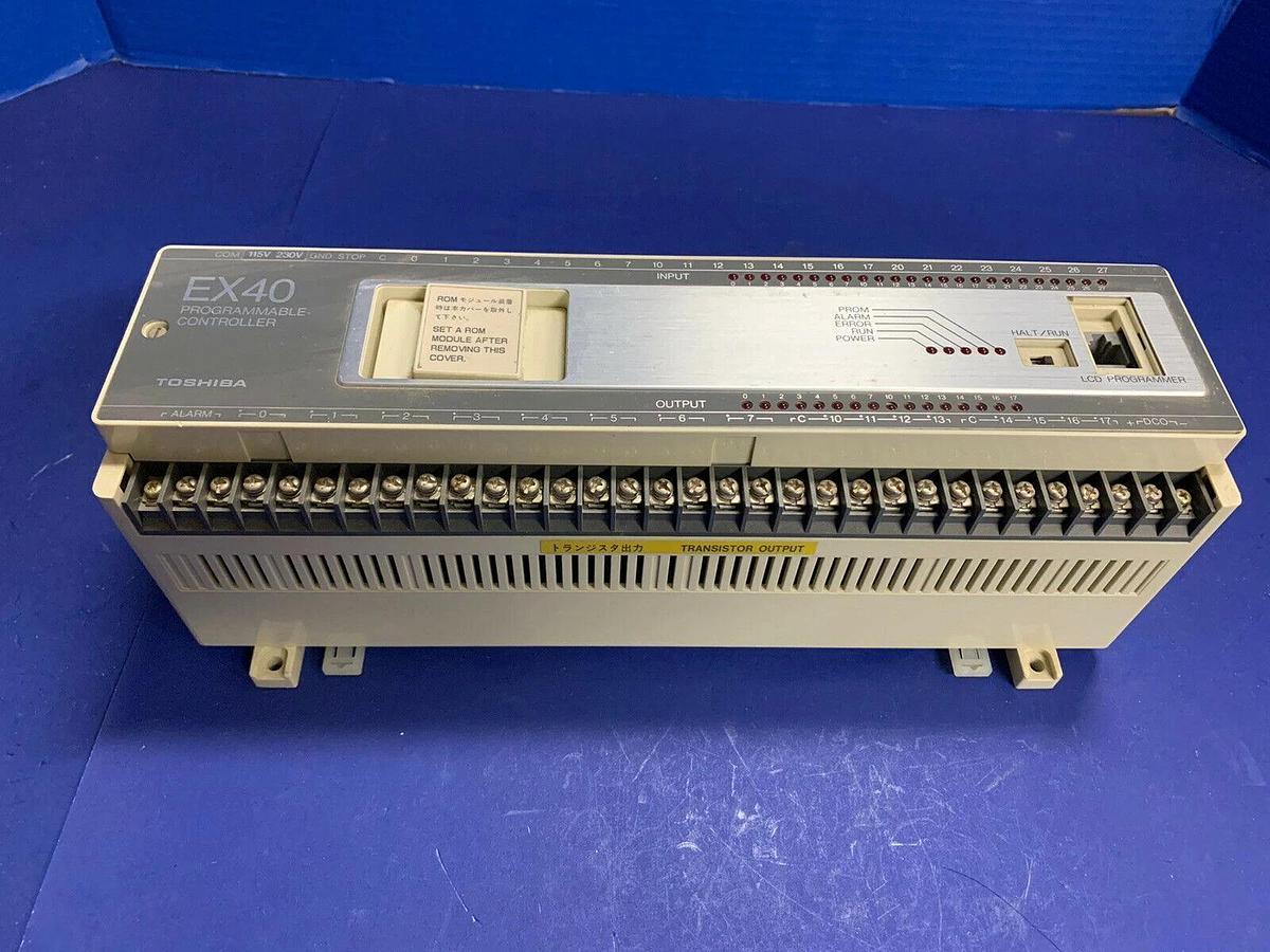 Used Toshiba EX40 MCDB3 Programmable Controller Expansion Module, Used