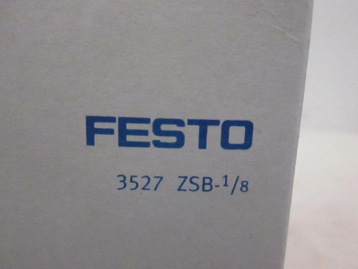 Festo 3527 ZSB-1/8, Air Source Safety Start Valve, New