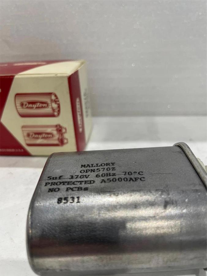 Used Mallory, OPN57OZ, Capacitor, used