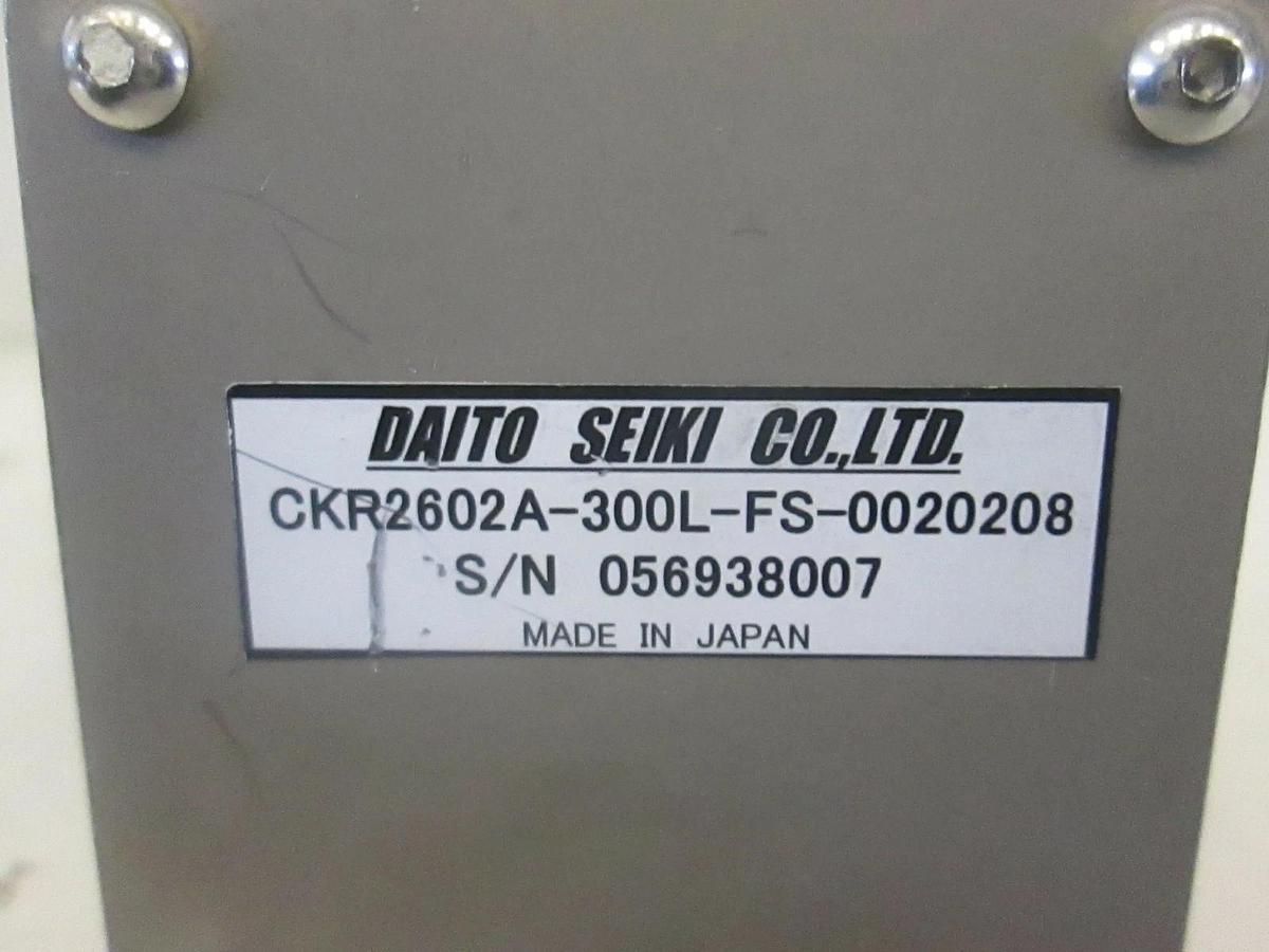 Used Daito Seiki, Linear Actuator, CKR2602A-300L-FS-0020208, Used