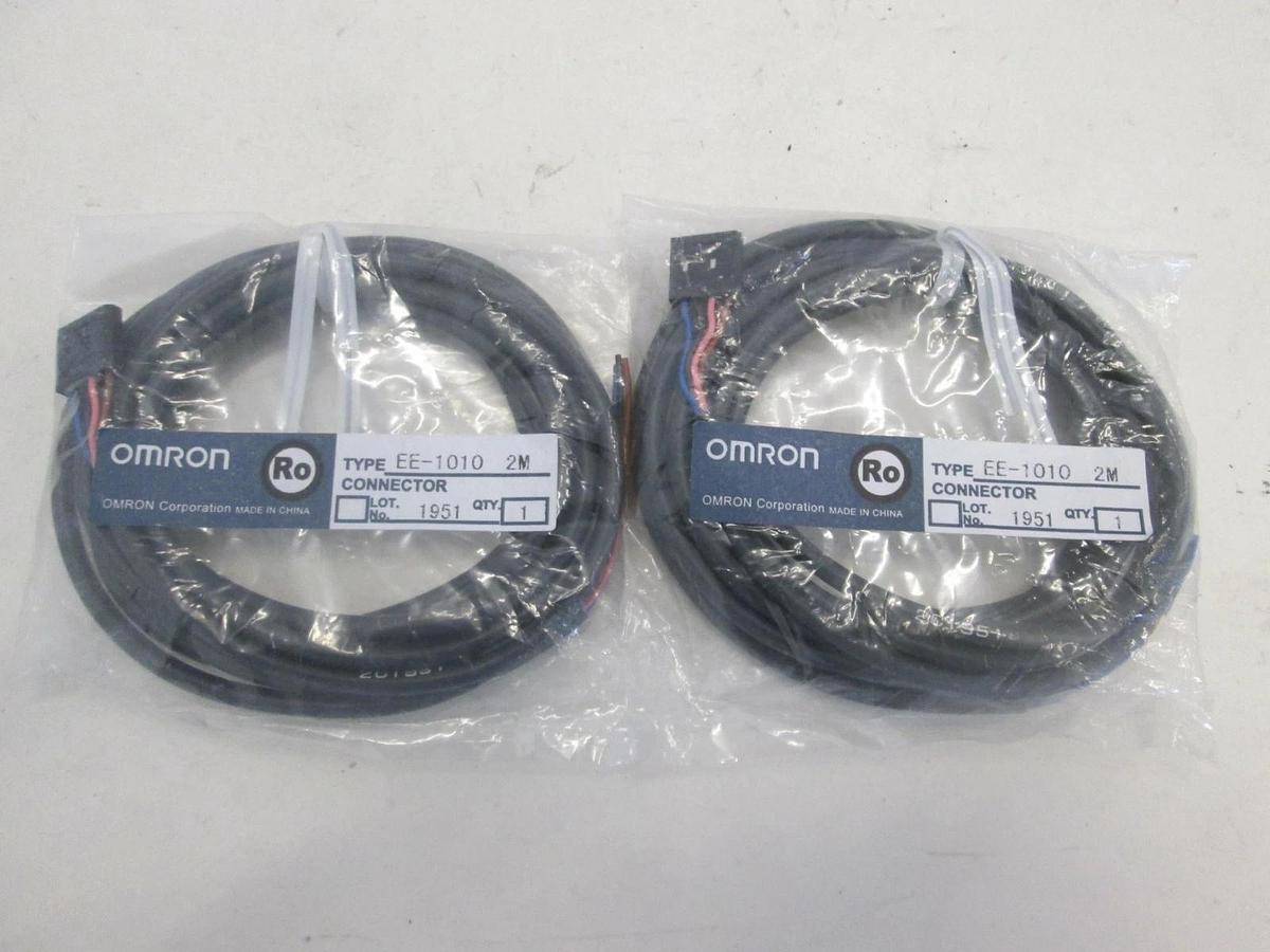 Omron, 2M Connector, EE-1010, New, Lot of 2