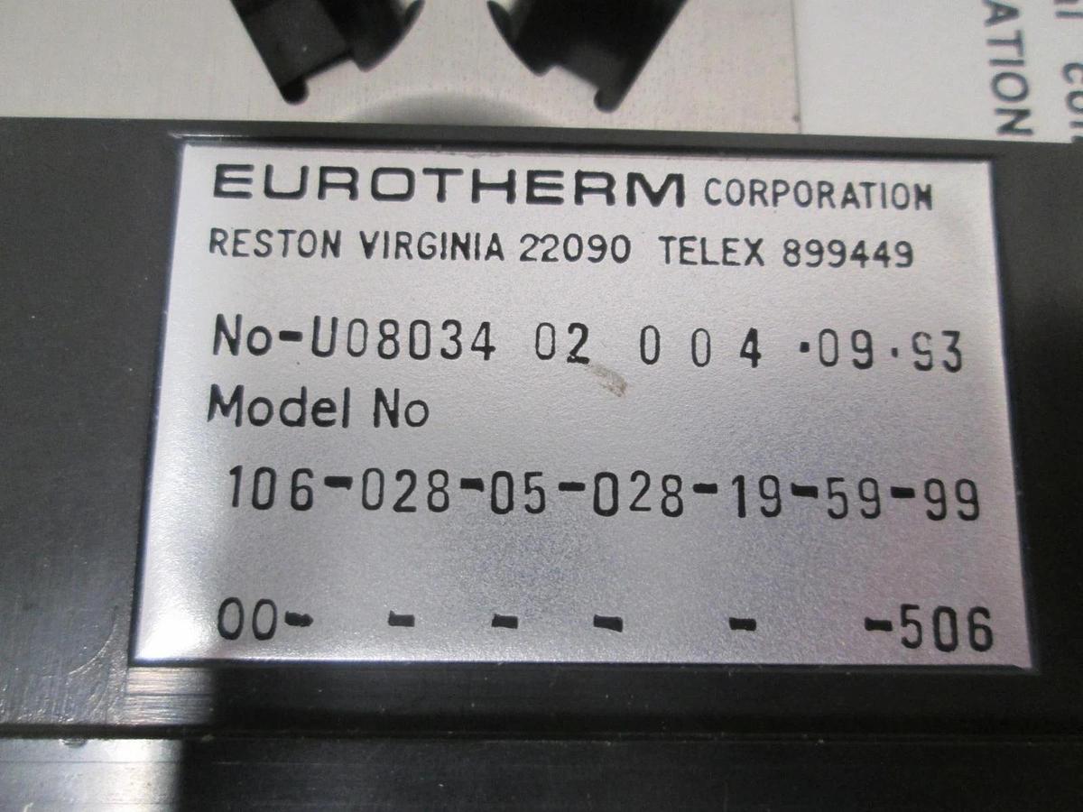 Eurotherm, 106-028-05-028-19-59-99, Temperature Controller, New