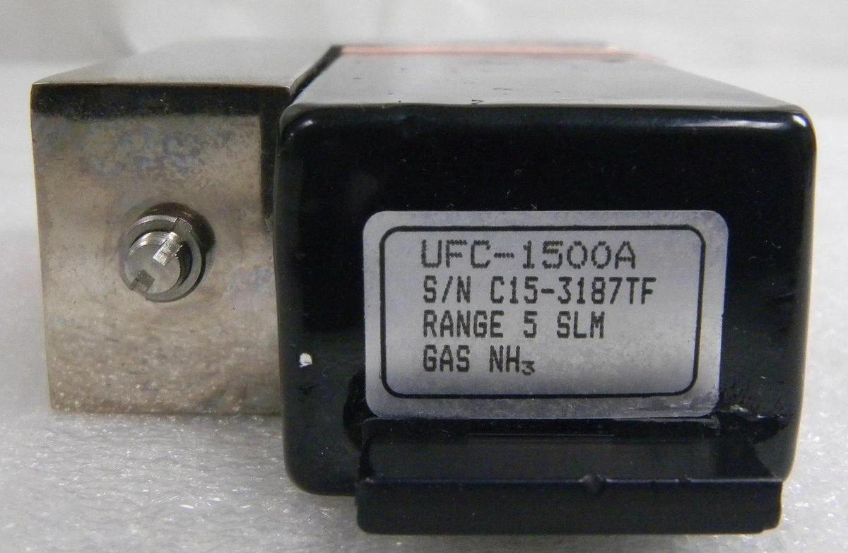 Used Unit UFC-1500A, Mass Flow Controller, Gas- NH3, Range- 5 SLM, 1/4" M I/O