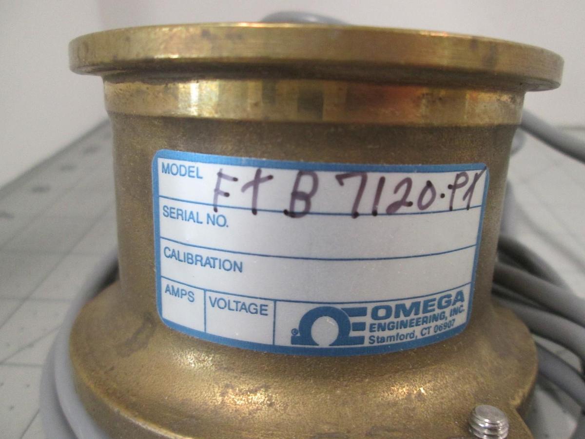 Omega, FTB7120-PT, Water Flowmeter, Bronze, 3-200 GPM, New
