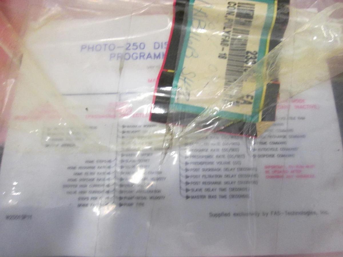 MILLIPORE, PHOTO 250, CONTROLLER,POLY,FAS-1S,2HD, New