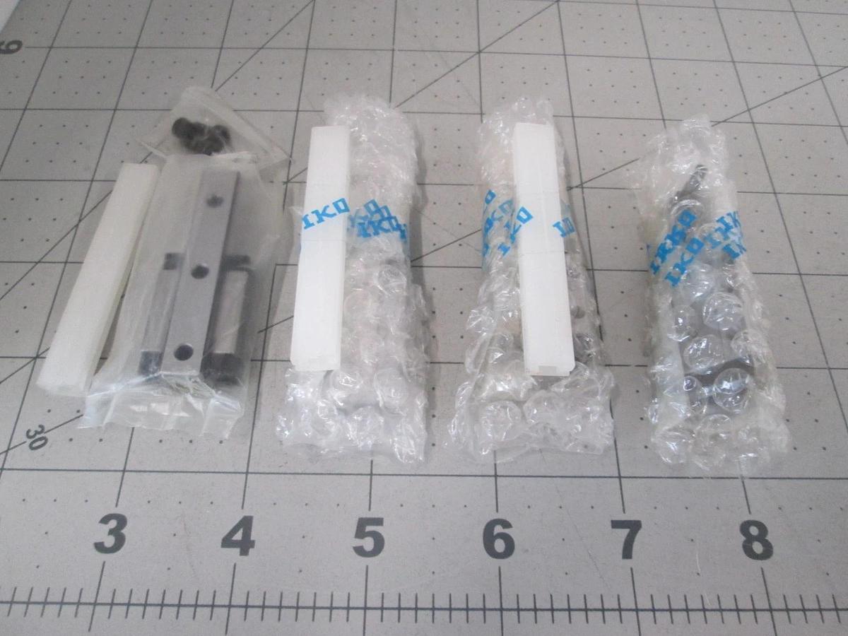 IKO, Nippon Thompson, LWL 9C1R 60BCS, Linear Rail Bearing w/ Guide, New, Lot of