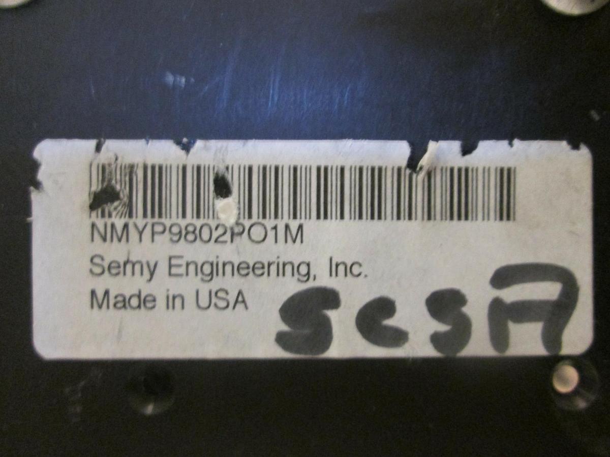 Used Semy Engineering, NMYP9802PO1M, Mypro 2 Card Cage w/ 5 Slot Backboard, Used