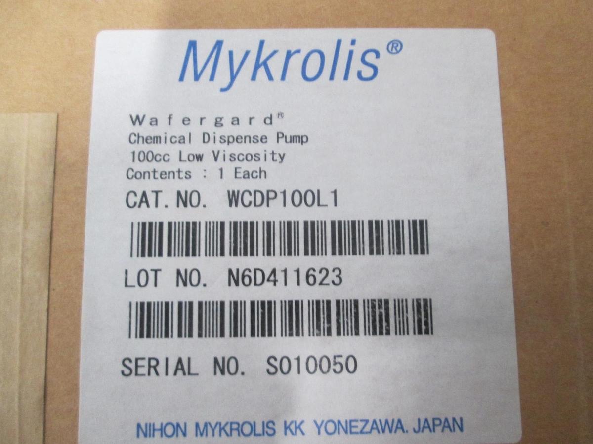 Mykrolis, WCDP100L1, Wafergard, Chemical Dispense Pump, 100CC, New