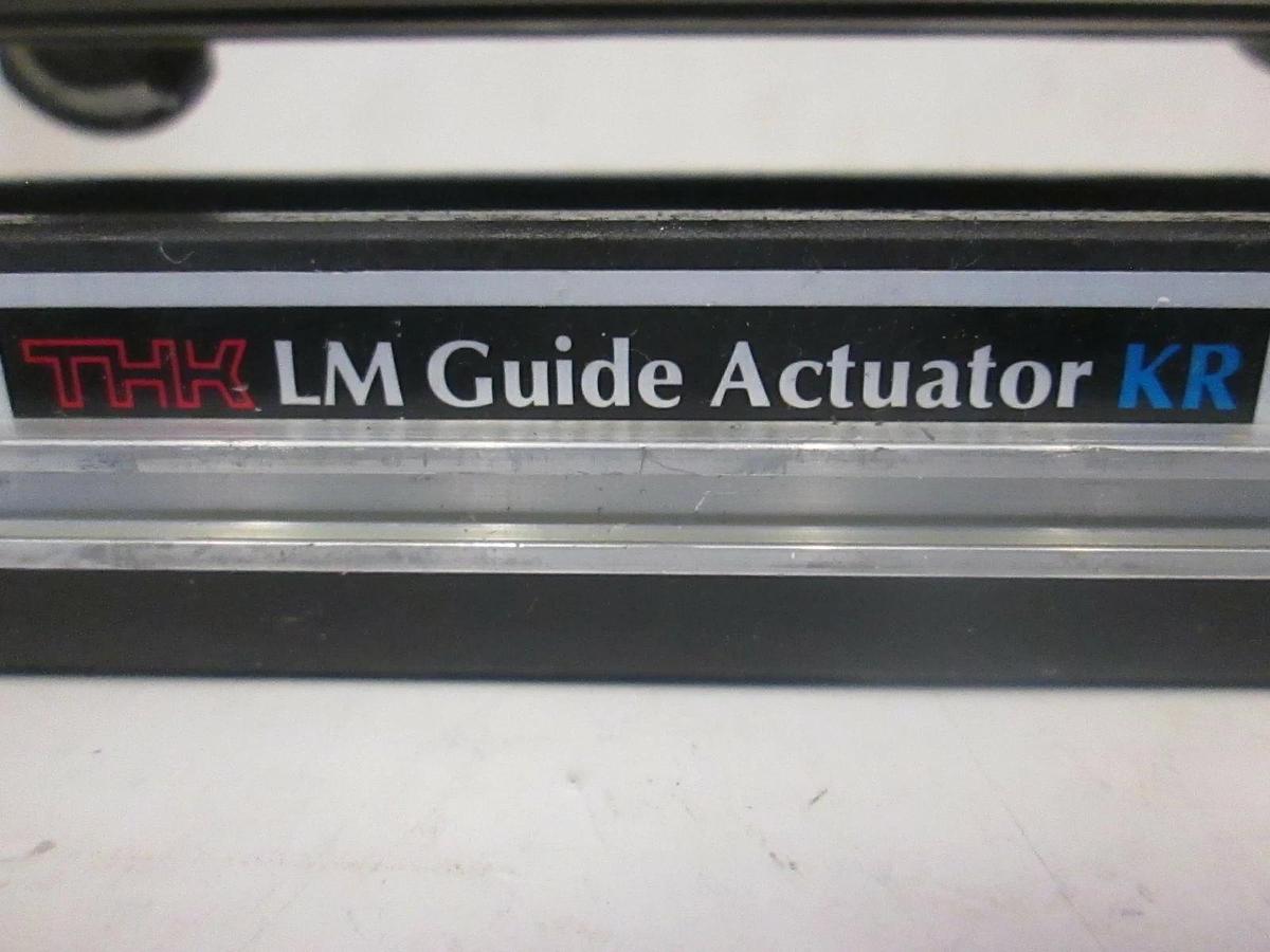 Used THK LM Guide Actuator KR w/ Simple Servo Motor 524-20-306, Used