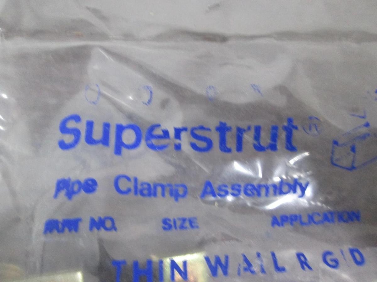 Superstrut, 703-1-1/2, Thin Wall Pipe Clamp Assy, New, Lot of 6