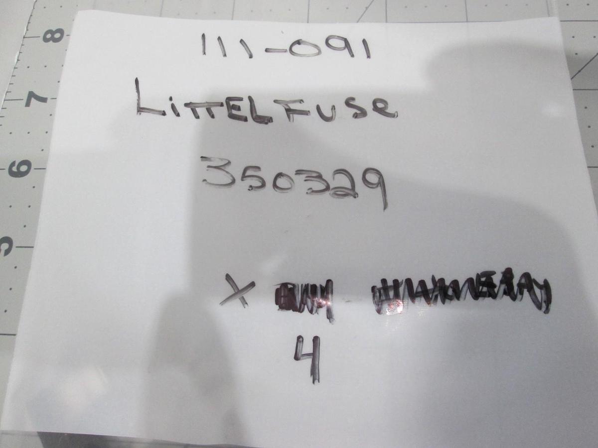 Used Littelfuse, Single Chassis Mount Fuse Holder, Series 357, New, Lot of 4