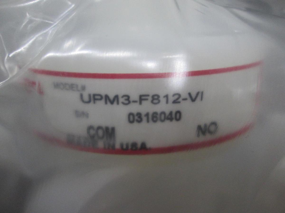 Used Furon, UPM3-F812-VI, Diaphragm Valve, 3-Way, 1/2" Orifice, 3/4" Port, New