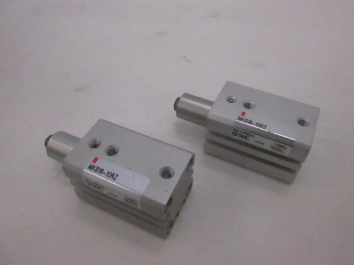 Used SMC, Rotary Clamp Cylinder, MKB16-10RZ, Used, Lot of 2