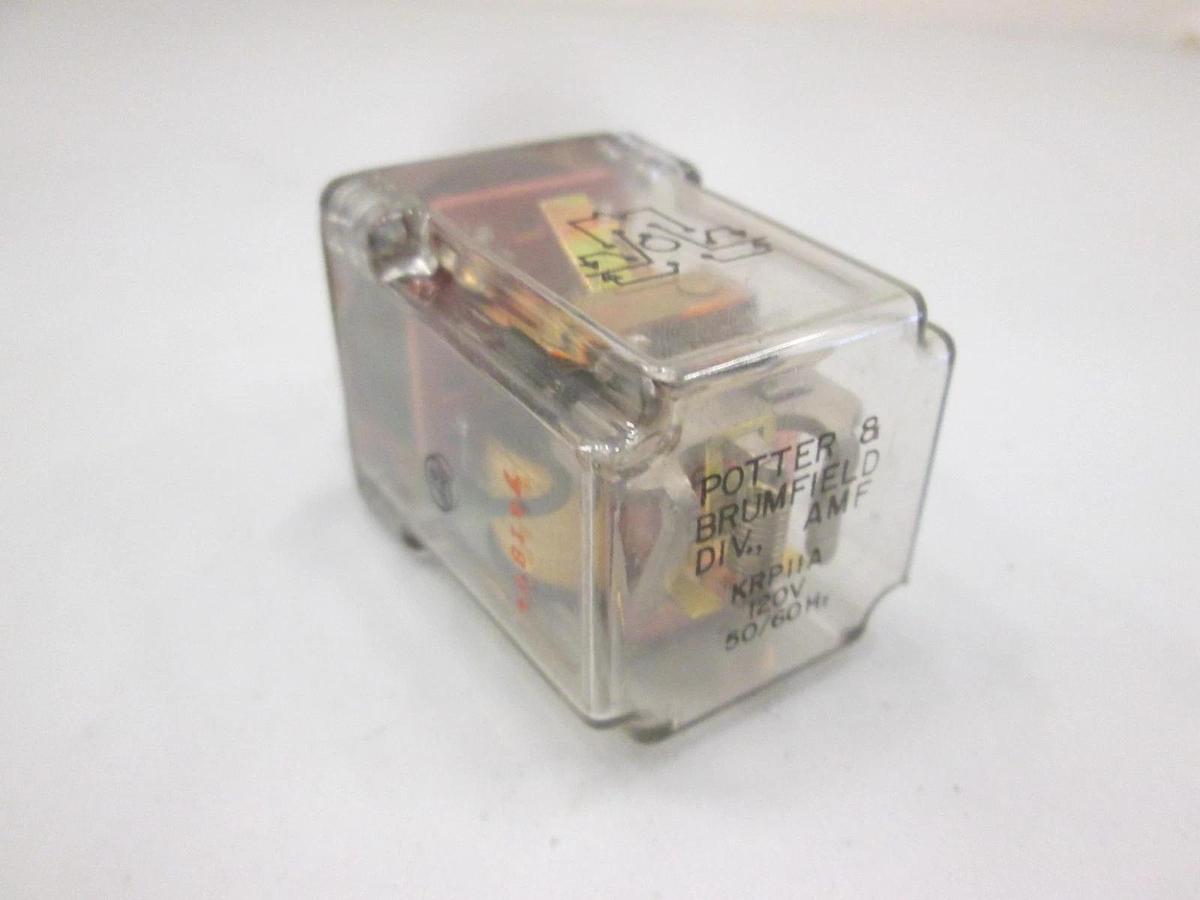 Used Potter & Brumfield, KRP11A, 120V Relay, Used