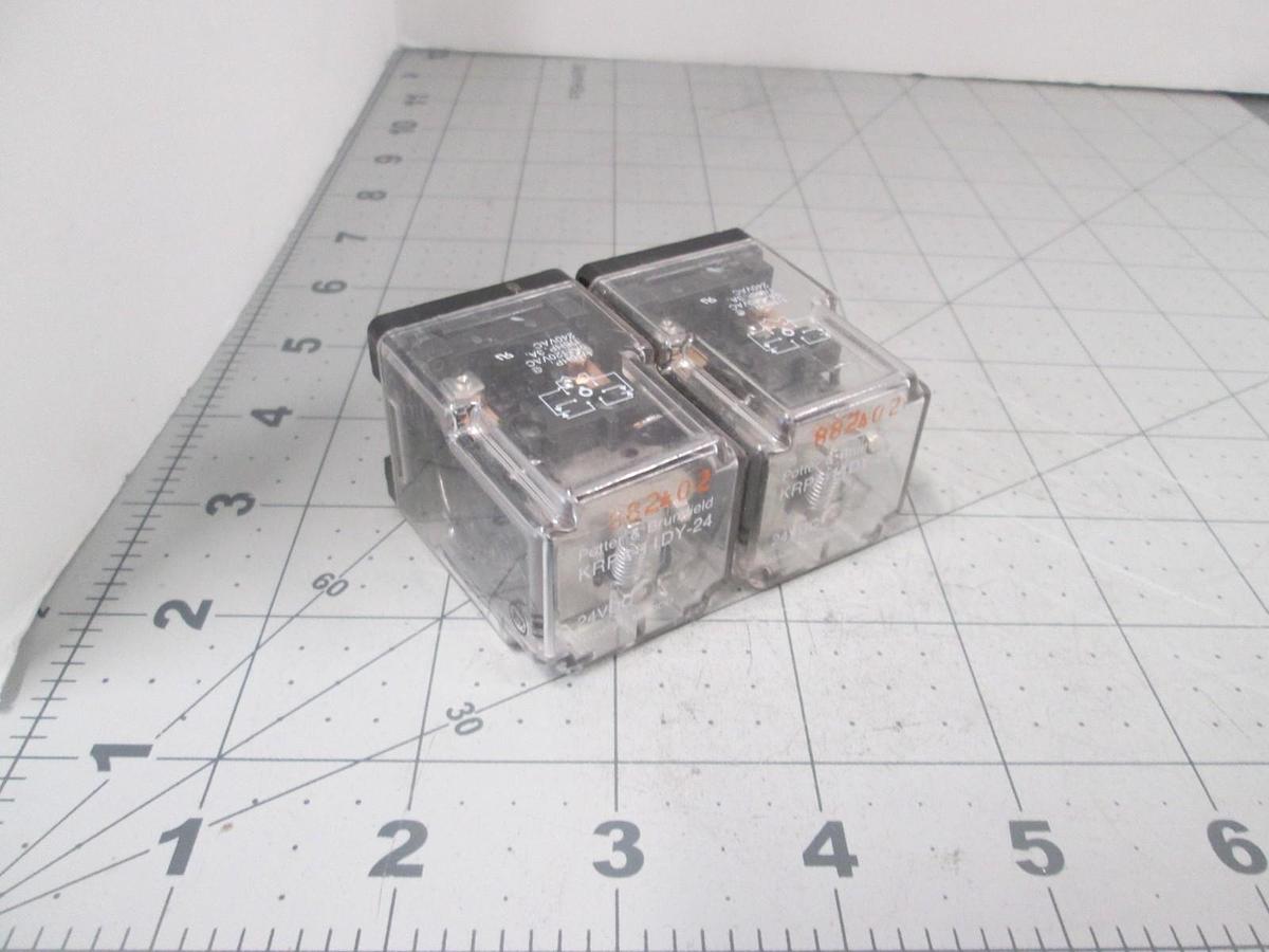 Used Potter & Brumfield, KRPA-11DY-24, Relay, Used, Lot of 2