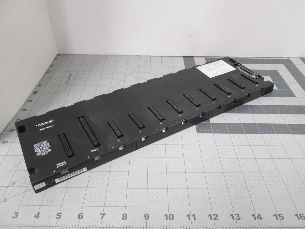 Used GE Fanuc, IC693CHS391D, 10 Slot Baseplate Expansion Module, Used
