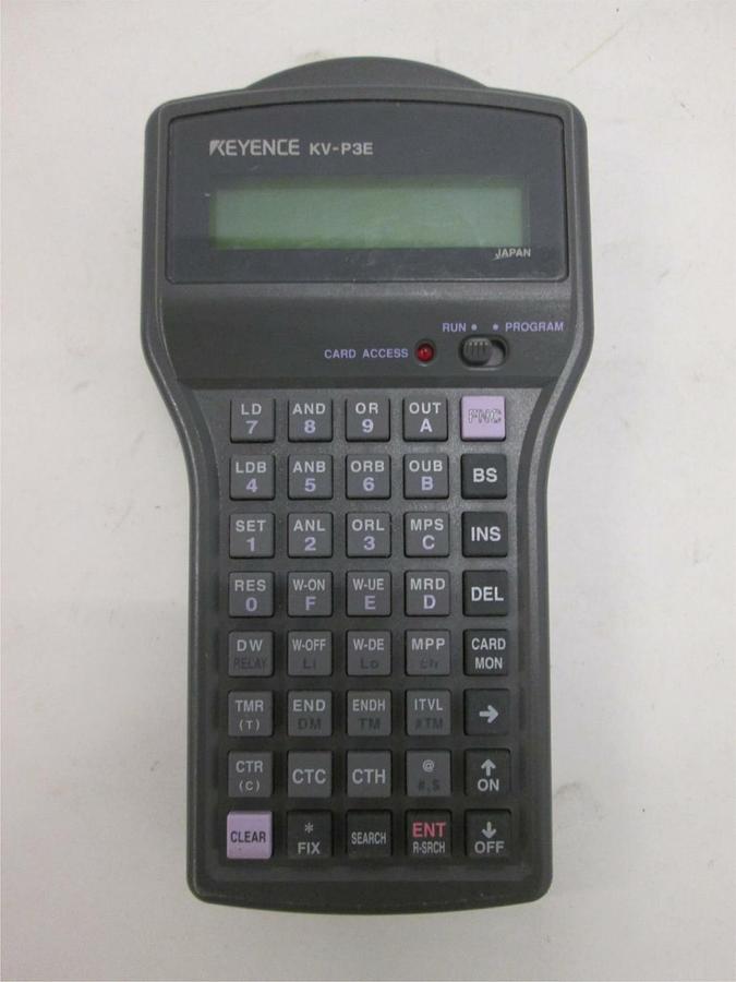 Used Keyence, KV-P3E, Handheld Programmer, Used
