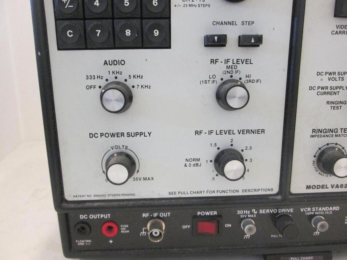 Used Sencore, Model VA62, Universal Video Analyzer, Used