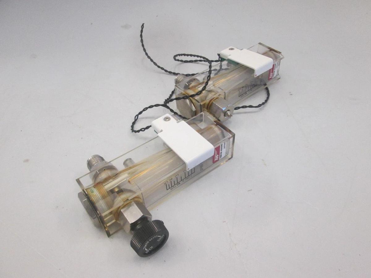 Used Tokyo Keiso, ZF93-1011, Purge Meter, 0-5 I/Min Water, Used, Lot of 2
