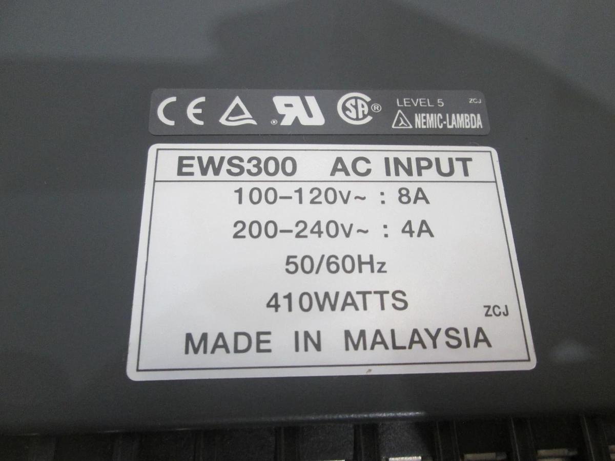 Used Lambda, EWS300-24, AC Input, Power Supply, 100-120V, 50/60Hz, 410W, Used