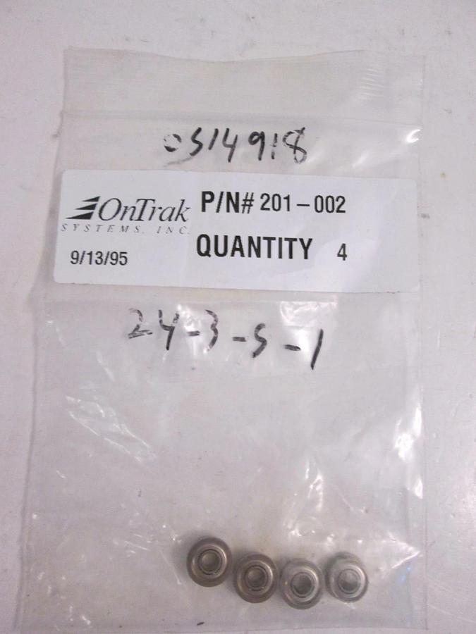 OnTrak 201-002 Bearings, Lot of 4