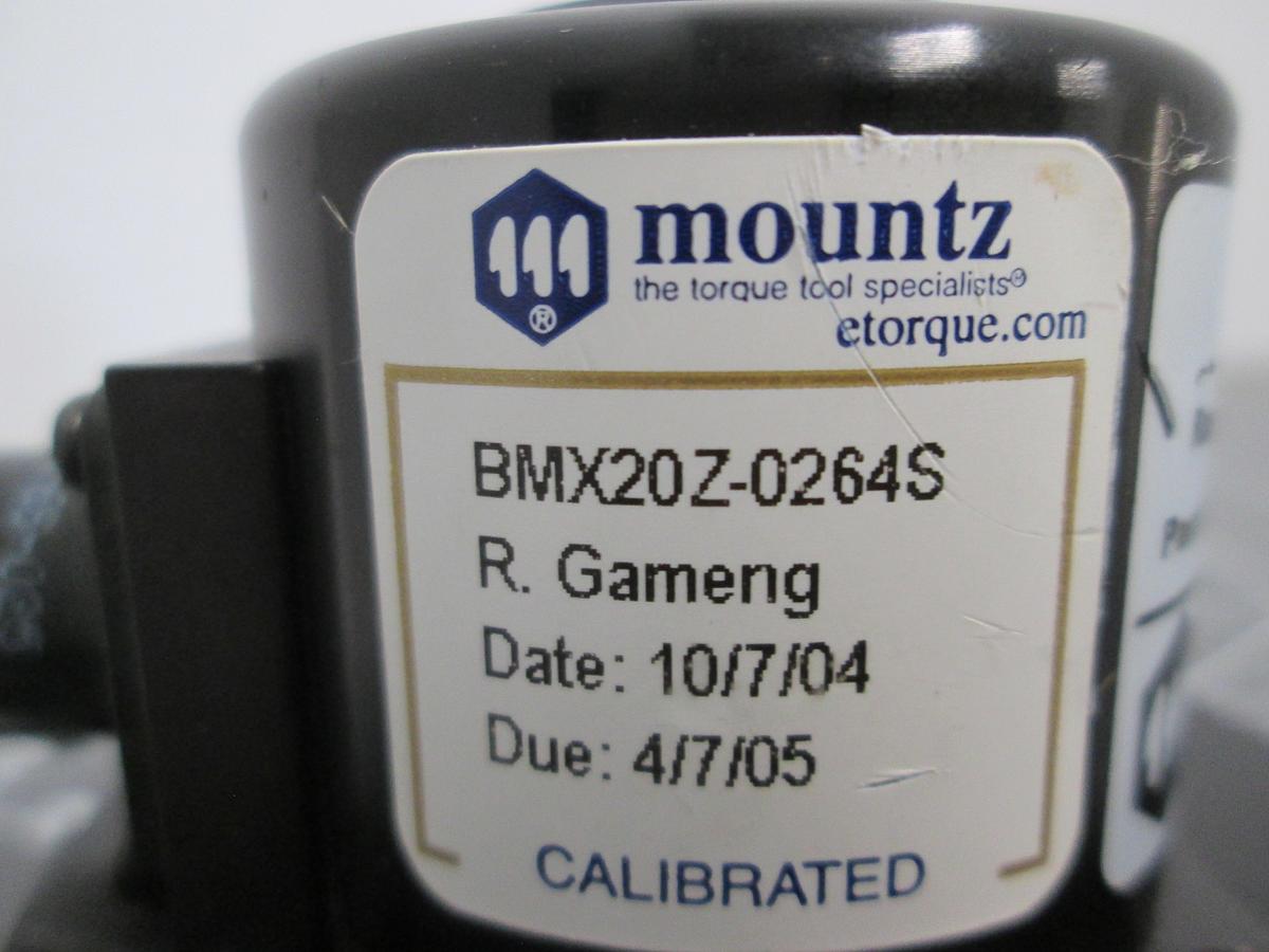 Used Mountz BMX20Z-0264S Bench Mounted Torque Sensor 