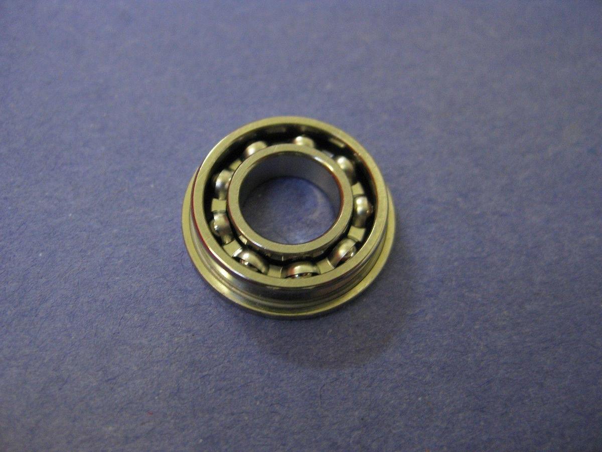 RMB ULK 816X-A7 Flanged Single Row Ball Bearing 16mm OD x 8mm Bore, Lot of 9