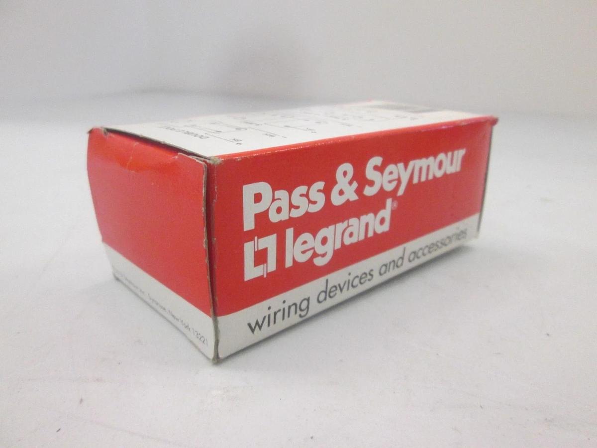 Used Pass & Seymour, PS15AC1-CPL, Single Pole Pilot Switch, 15A, 120VAC, New
