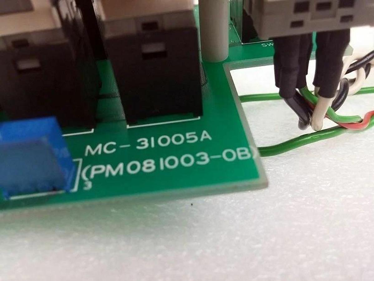 Used TEL Tokyo Electron MC-31005A Function Switch Assy for Model 3200 Control Panel