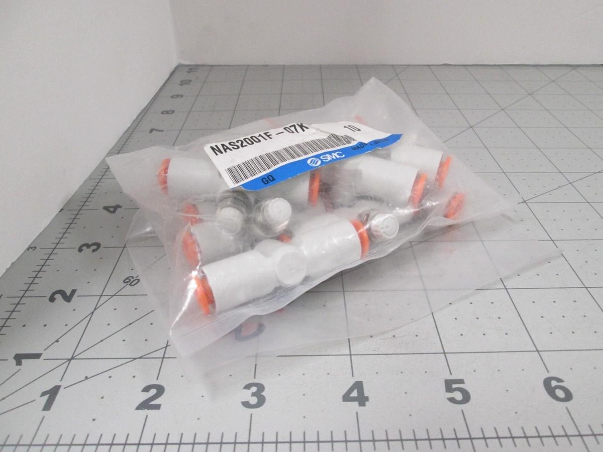SMC, NAS2001F-07K, Flow Control Valve, New, Lot of 10