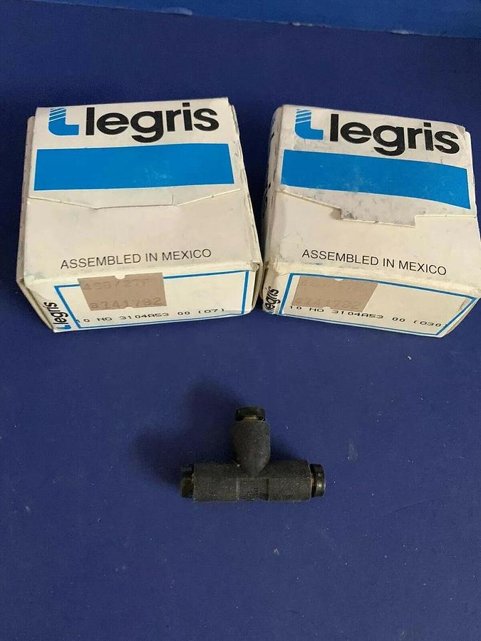 LEGRIS 3104 53 00 Nylon Push-To-Connect Union Tee, 1/8" OD, Lot of 20 New