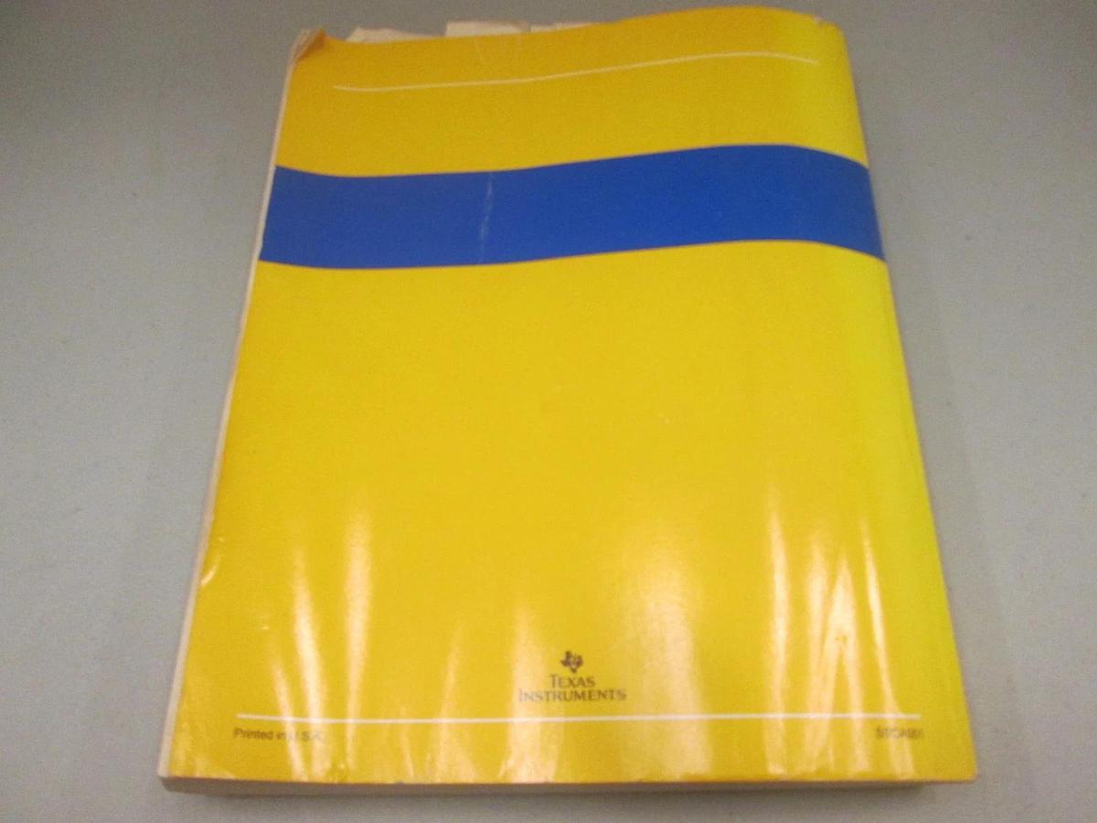 Used Texas Instruments, Mass Storage ICs, Designers Reference Guide, Used