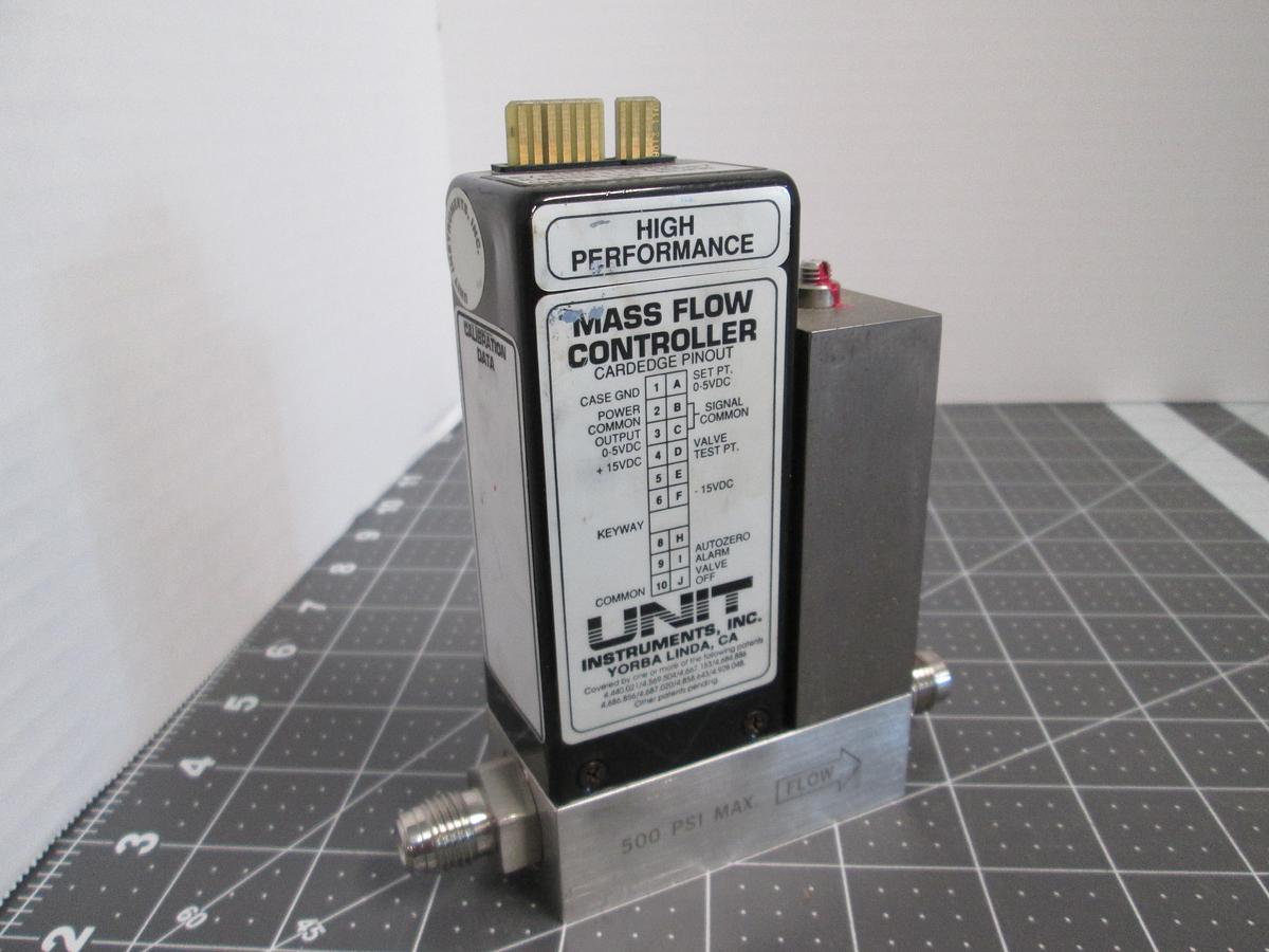 Used UNIT Instruments, UFC-1200A Mass Flow Controller 20 SLPM N2 Nitrogen