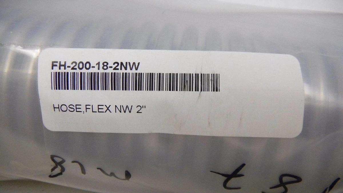 Used Nor-Cal Flexible SS Hose FH-200-18-2NW, 12", NW50 ,Medium Wall, NEW