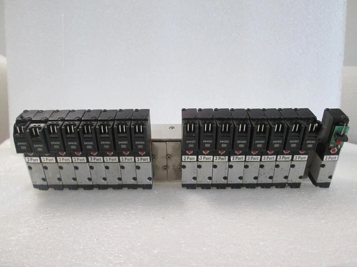 Used Humphrey, HA040E1, 3 Port Valve Assy, 17 Valves, Used