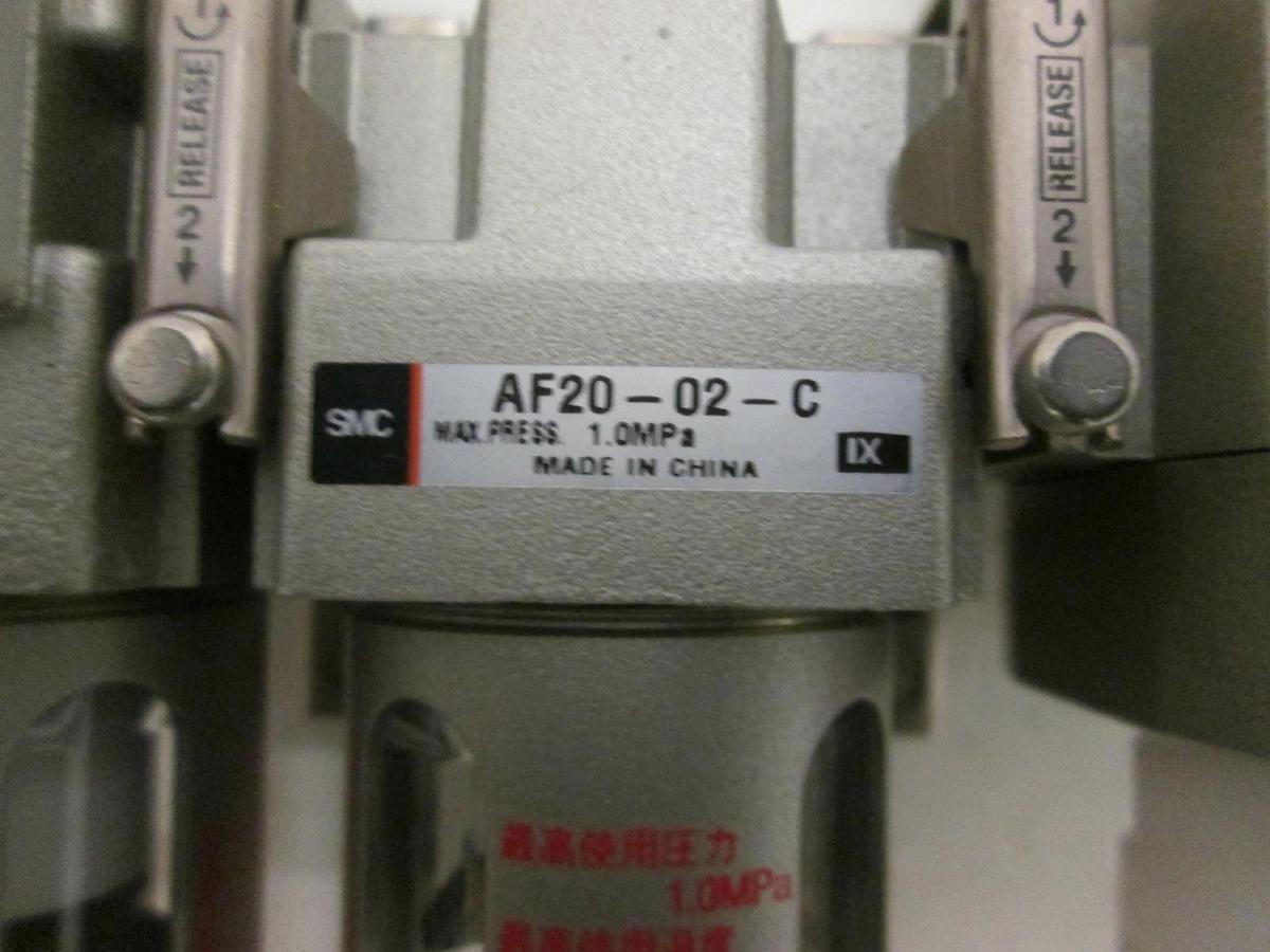 Used SMC, AW2000-02-5DBZ, AF20-02-C, Filter Regulator Assy, Used