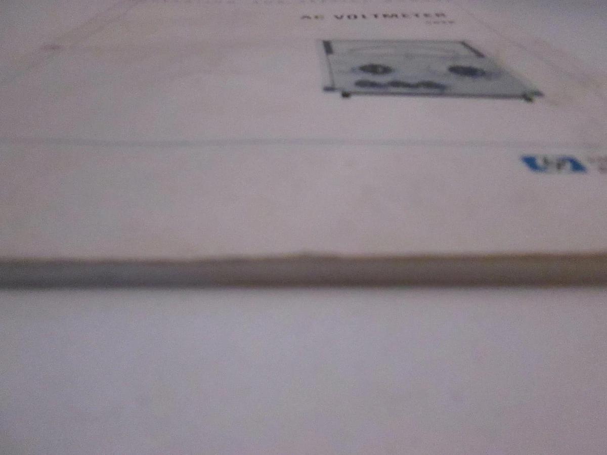 Used HP Model 403B AC Voltmeter Operating and Service Manual, Used