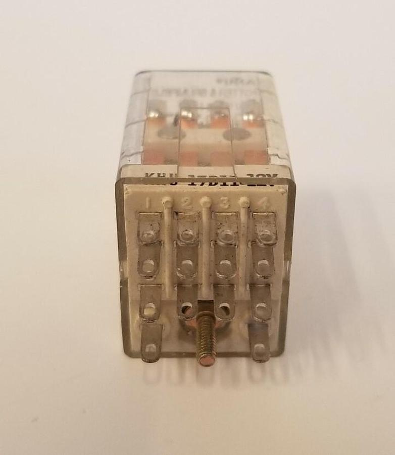 Used POTTER & BRUMFIELD KHU17D11 Relay, 3A, 28 VDC, Lot of 2