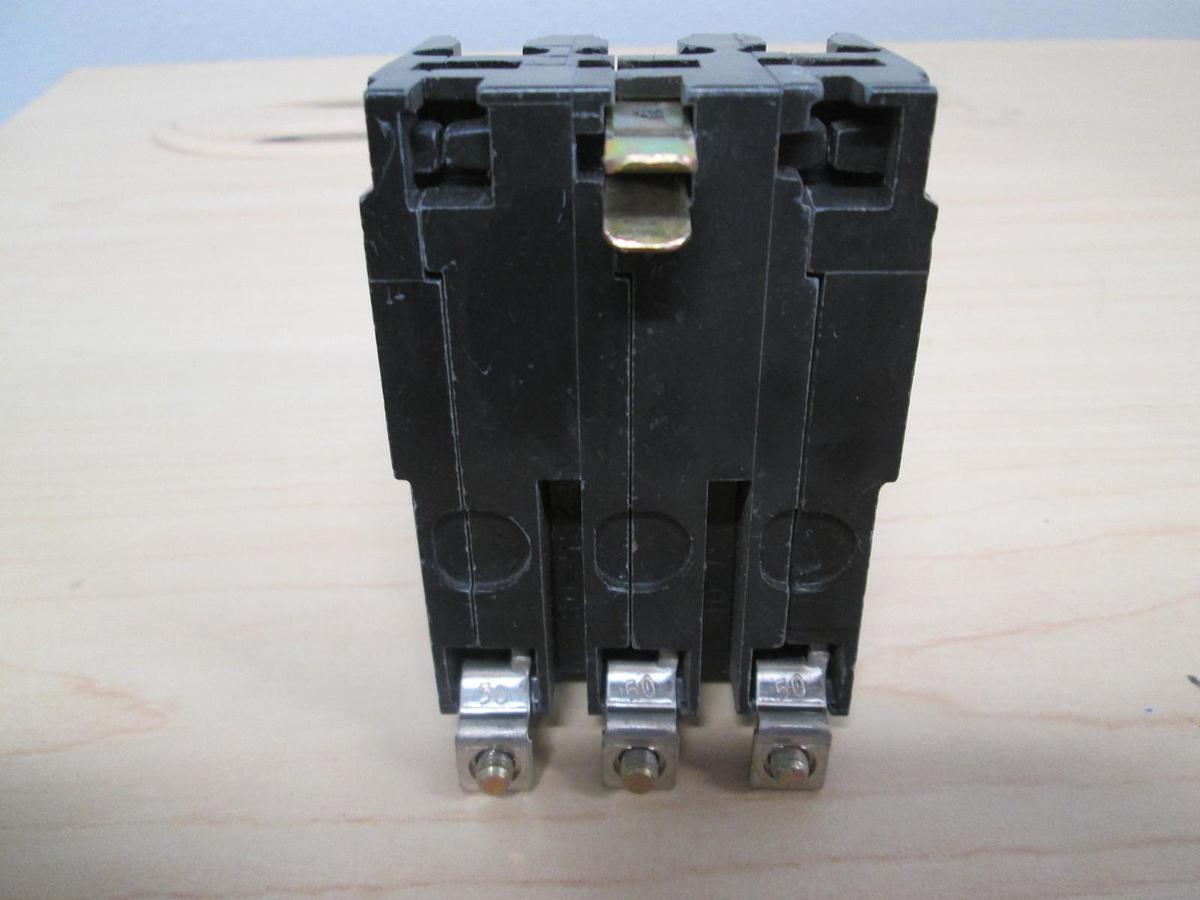 Used Square D, L-4061, Type QOB, 3 Pole Circuit Breaker, 25A, Used