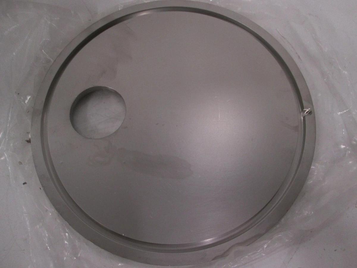Used Cryco, 6" Wafer Door Plate, 1.25", Cleaned, Used