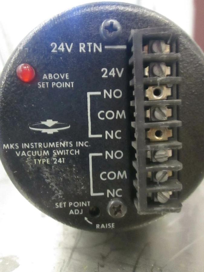 Used MKS Type 241 Vacuum Switch, 241AA-00010B, Used