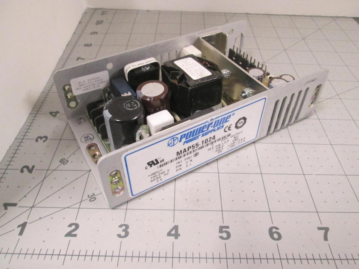 Used Power One, MAP55-1024, Power Supply, Used