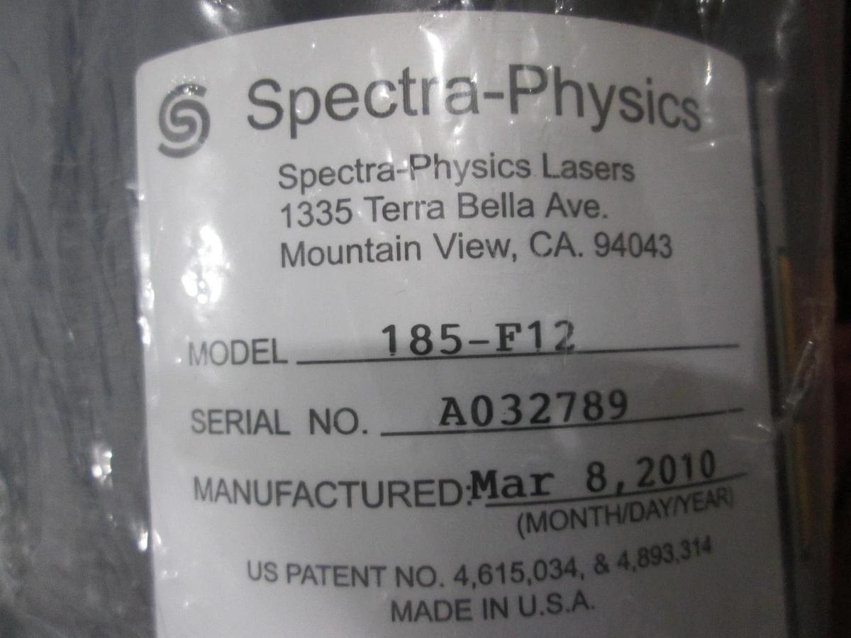 Spectra-Physics, 185-F12, Argon Laser Replacement (Cylindrical Package), New