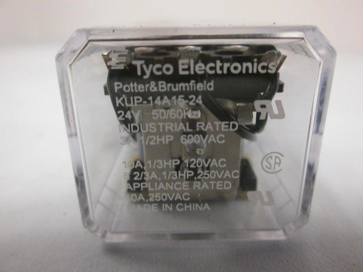 Used Potter & Brumfield, KUP-14A15-24, 24V Relay, Used